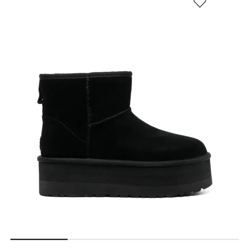 UGG Black Ankle Platform Booties